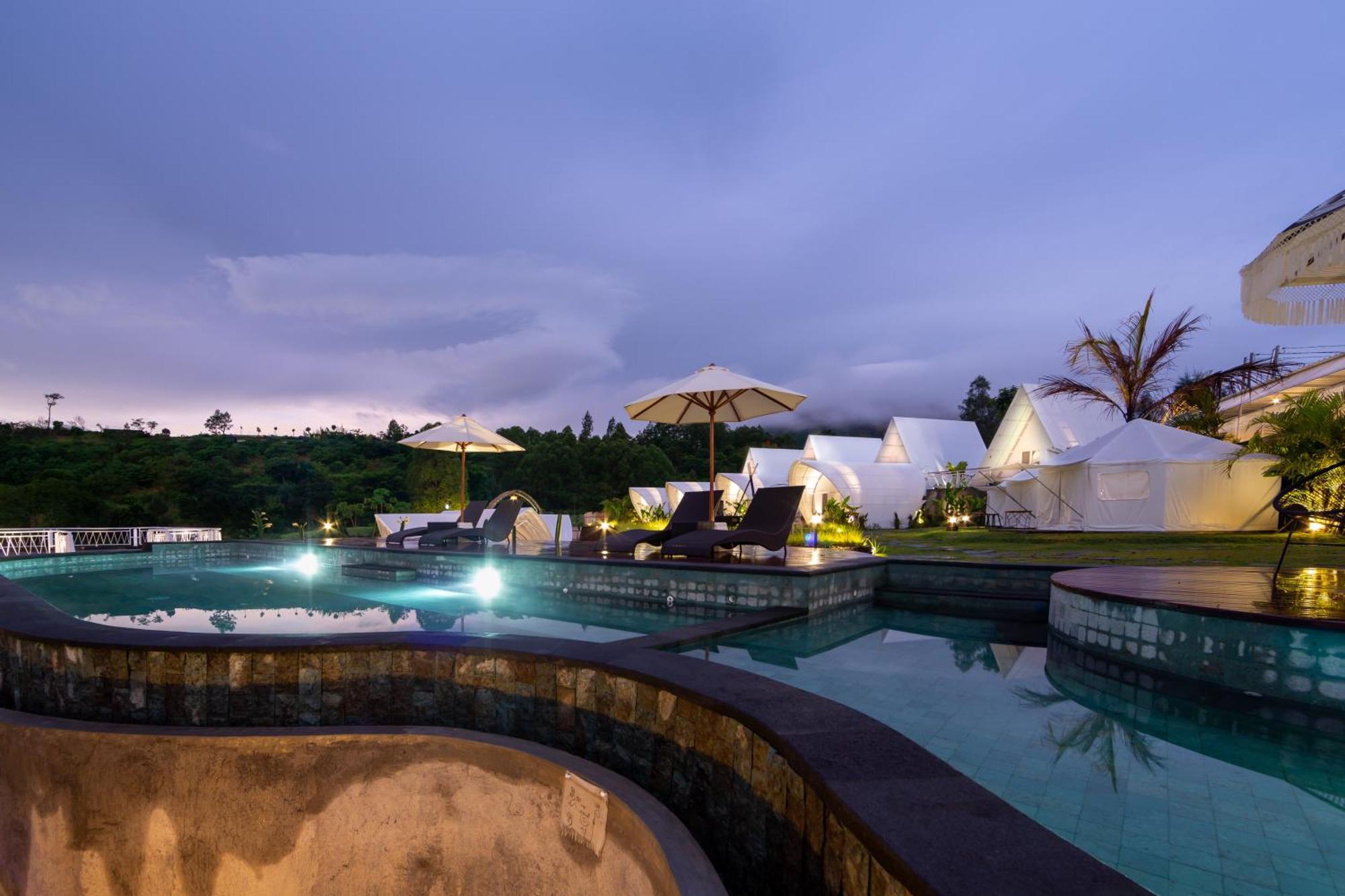 The Dewi Kintamani Luxury Glamping And Natural Hotspring Dış mekan fotoğraf