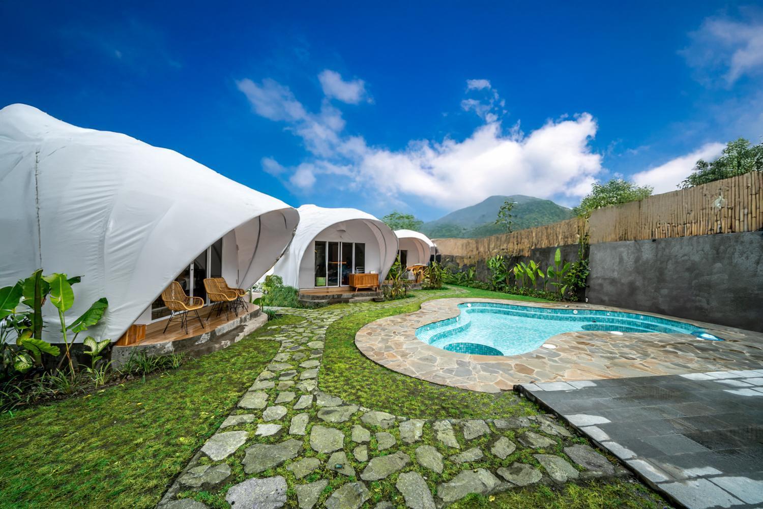 The Dewi Kintamani Luxury Glamping And Natural Hotspring Dış mekan fotoğraf